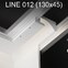 Светильник встраиваемый потолочный гипсовый LINE 012