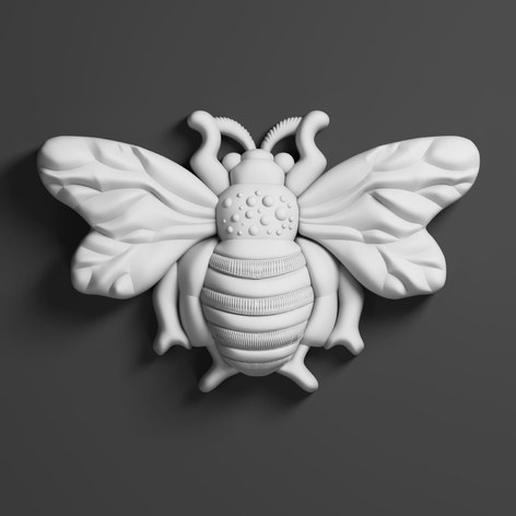 Декоративный элемент Пчела гипсовая ДЭ 074