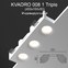 Светильник встраиваемый точечный гипсовый KVADRO 008 1 Triple